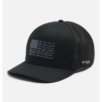Columbia Ženske Kape - PFG Mesh Ball XXL Crne | OXNU-92157